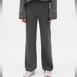 Gap CashSoft Shaker-Stitch Sweater Pants NWOT
